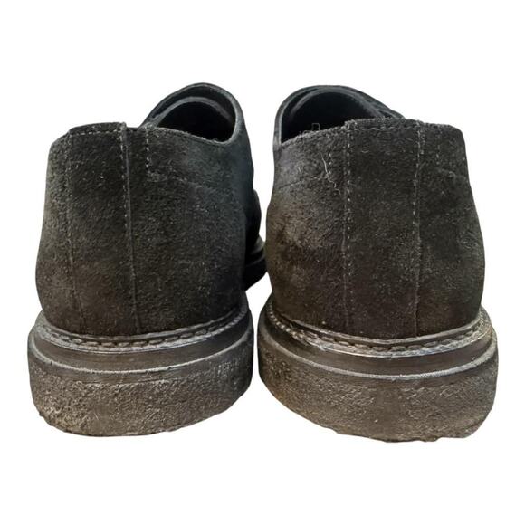 Allsaints Black Suede Monk Strap Creeper Men size 46 US 12 - Picture 6 of 8